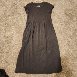 EUC 100% Cotton Gray Summer Dress